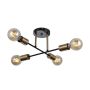 Italux FORMIO PND-4052-4-BL-HBR Deckenlampe 4x40W/E27 IP20