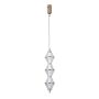 Italux Fuente PND-34395-3V-HBR Pendelleuchte 3x15W/LED 3000K 1108lm IP20