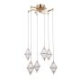 Italux Fuente PND-34395-6-HBR Pendelleuchte 6x30W/LED 3000K 1795lm IP20