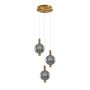 Italux Lenti PND-83631-3-BRO-SG Pendelleuchte 1x18W/LED 3000K 720lm IP20