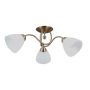 Italux Lugano PND-5643-3-HBR Deckenlampe 3x40W/E27 IP20