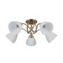 Italux Lugano PND-5643-5-HBR Deckenlampe 5x40W/E27 IP20