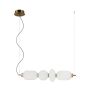 Italux Nico PND-8545-4H-AB-WH Pendelleuchte 1x18W/LED 3000K 1925lm IP20
