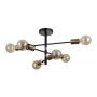 Italux PIANSI PND-4025-6-BL-HBR Pendelleuchte 6x40W/E27 IP20
