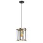 Italux PRIMERO PND-44003-1-BK-GD Pendelleuchte 1x60W/E27 IP20