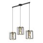 Italux PRIMERO PND-44003-3-BK-GD Pendelleuchte 3x60W/E27 IP20