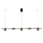 Italux REMDAL PND-16374-5-BK-3K Pendelleuchte 30W/LED 3000K 2300LM IP20