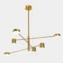 Italux REMDAL PND-16374-6-COP-GD-4K Pendelleuchte 36W/LED 4000K 2700LM IP20