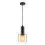 Italux SANTIA PND-65342-1-BK+AMB Pendelleuchte 1x40W/E27 IP20