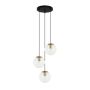 Italux Sarpo PND-58867-3S-BK-BRO Pendelleuchte 3x40W/E27 IP20