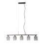 Italux Simona PND-40814-5-BK-HBR Pendelleuchte 5x40W/E14 IP20