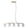 Italux Simona PND-40814-5-HBR Pendelleuchte 5x40W/E14 IP20