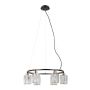 Italux Simona PND-40814-6-BK-HBR Pendelleuchte 6x40W/E14 IP20