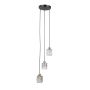Italux Torno PND-40813-3R-BK-HBR Pendelleuchte 3x40W/E14 IP20