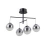 Italux Velada PND-34381-4-BK Pendelleuchte 4x20W/LED 3000K 1810lm IP20