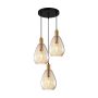 Italux Zulo PND-27812-3A-BRO-AMB Pendelleuchte 3x40W/E27 IP20