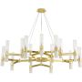 Step Into Design CANDELA DN1505-15 gold Kronleuchter 30x20W/G9 IP20