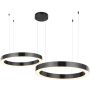 Step Into Design CIRCLE 2in1 ST-8848-40+60 black Pendelleuchte 2x53W/LED 3000K 5035lm IP20