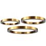 Step Into Design CIRCLE ST-8848-60+80+80 brass Pendelleuchte 3x112W/LED 3000K 10640lm IP20