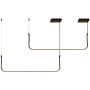 Step Into Design MINIMA MP0095-2 Pendelleuchte 2x20W/LED 3000K 1500 lm x 2 IP20