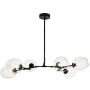 Step Into Design MODERN ORCHID ST-1232-6 black transparent Deckenlampe 6x60W/E27 IP20