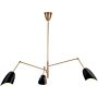 Step Into Design RAGNO ST-8625P black Deckenlampe 3x40w/E27 IP20