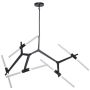 Step Into Design STICKS ST-1001-10 black Deckenlampe 10x20W/G9 IP20