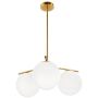 Step Into Design VENUS ST-5026-3 BRASS Deckenlampe 3x60W/E27 IP20