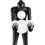 Step Into Design WOMAN DN433-F black Stehleuchte 4x40w/E27 IP20