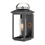 Quintiesse ATWATER QN-ATWATER-M-BK Wandleuchte 1x60W/E27 IP44