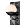 Quintiesse Deco QN-DECO-1WB-BLK-O Wandleuchte 1x25W/E14 IP44
