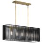 Quintiesse LINARA QN-LINARA-ISLE-BK Pendelleuchte 5x60W/E27