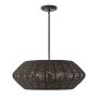 Quintiesse Luca QN-LUCA-5P-M-BK-BK Pendelleuchte 5x40W/E14 IP20