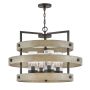 Quintiesse Riverwood QN-RIVERWOOD4 Kronleuchter 4x60W/E27 IP44