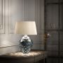 Quintiesse SAMARA QN-SAMARA-TL-BLU Tischleuchte 1x60W/E27+1x7W/GU10 3000K 620LM