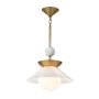 Quintiesse Saucer QN-SAUCER-1P-M-AB-OPAL Pendelleuchte 1x40W/E27 IP20