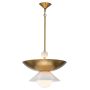 Quintiesse Saucer QN-SAUCER-4P-L-AB-OPAL Pendelleuchte 3x40W/E14 IP20