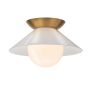 Quintiesse Saucer QN-SAUCER-FM-AB-OPAL Deckenleuchte 1x40W/E27 IP20