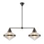 Quintiesse Willard QN-WILLARD-LP2-UBZ-PG Deckenlampe 2x60W/E27 IP20