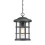 Elstead Lighting CRUSADE QZ-CRUSADE8-BLK Pendelleuchte 1x60W/E27 IP44