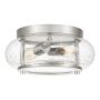 Elstead Lighting QUOIZLE QZ-TRILOGY-FS-BN2 Deckenleuchte 2x60W/E27