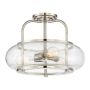 Elstead Lighting QUOIZLE QZ-TRILOGY-SFM-BN Deckenlampe 3x60W/E27