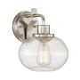 Elstead Lighting QUOIZLE QZ-TRILOGY1-BN Wandleuchte 1x60W/E27