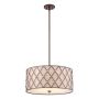 Quoizel BROWN LATTICE QZ-BROWN-LATTICE-P-L Pendelleuchte 4x60W/E27