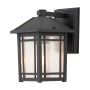 Quoizel Cedar Point QZ-CEDAR-POINT-S-BK Wandleuchte 1x60W/E27 IP44