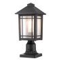 Quoizel Cedar Point QZ-CEDAR-POINT3-M-BK Stehlampe 1x60W/E27 IP44