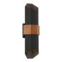 Quoizel Chasm QZ-CHASM-L-BKW Wandleuchte 2x9.5W /LED IP44