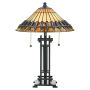 Quoizel CHASTAIN QZ-CHASTAIN-TL Tischleuchte 2x60W/E27