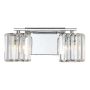 Quoizel Divine QZ-DIVINE2-PC-BATH Wandleuchte 2x3.5W/G9 IP44