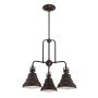 Quoizel EASTVALE QZ-EASTVALE3 Kronleuchter 3x60W/E27